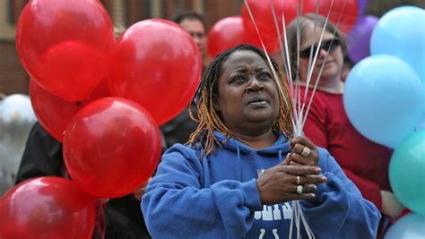 Balloons released in memory of St. Louis murder victim